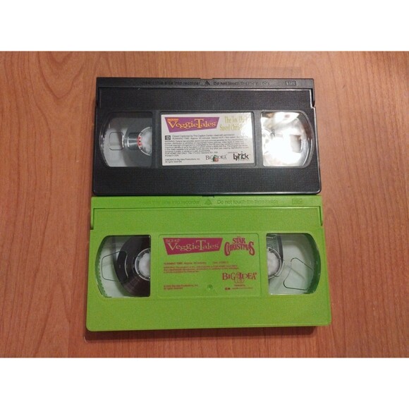 VeggieTales The Star of Christmas & The Toy That Saved Christmas VHS Lot - Picture 7 of 7